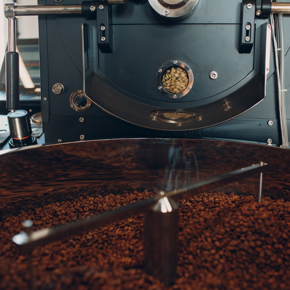 Eigen merk koffie van de koffiebranderij van cafe cappuccino alkmaar